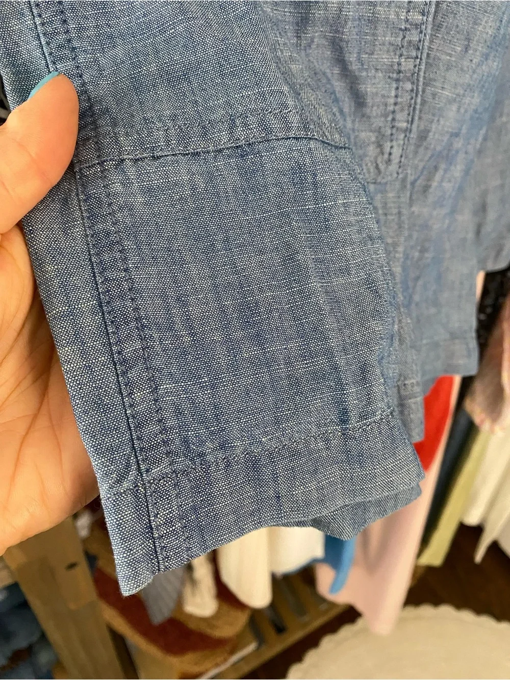 J. CREW Blue Chambray Shorts! 🌊